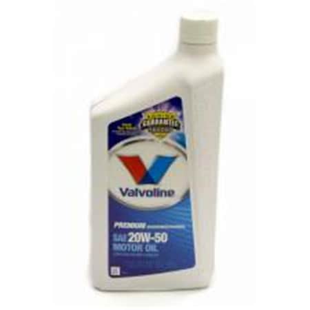 Valvoline VAL822344-C 1 Qt. SAE 20W-50 Premium Conventional Motor Oil